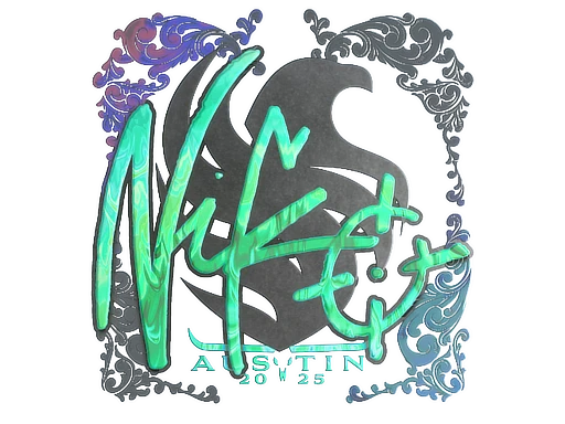 NiKo (Holo) | Austin 2025 sticker