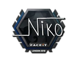 niko  | London 2018 sticker