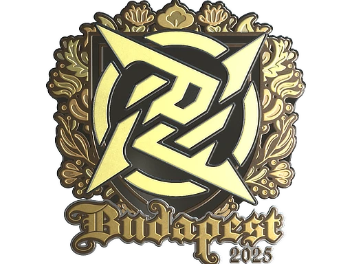 Ninjas in Pyjamas (Gold) | Budapest 2025 sticker