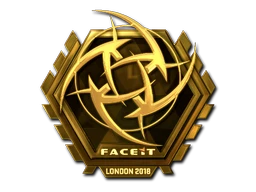 Ninjas in Pyjamas (Gold) | London 2018 sticker