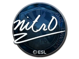 nitr0 (Foil) | Katowice 2019 sticker