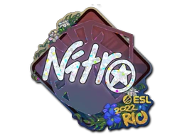 nitr0 (Glitter) | Rio 2022 sticker