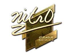 nitr0 (Gold) | Boston 2018 sticker