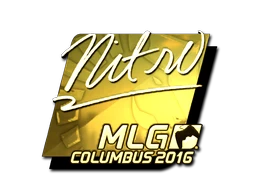 nitr0 (Gold) | MLG Columbus 2016 sticker