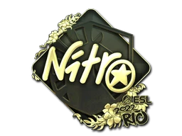 nitr0 (Gold) | Rio 2022 sticker