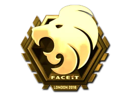 North (Gold) | London 2018 sticker