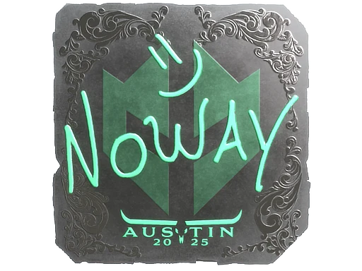 noway (Foil) | Austin 2025 sticker