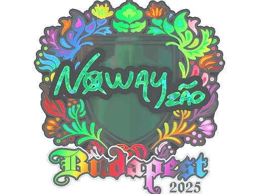noway (Holo) | Budapest 2025 sticker