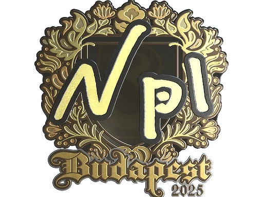 npl (Gold) | Budapest 2025 sticker
