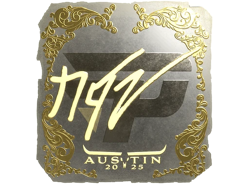 NQZ (Gold) | Austin 2025 sticker