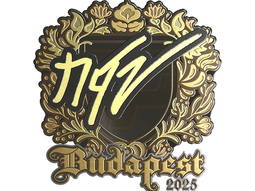 NQZ (Gold) | Budapest 2025 sticker