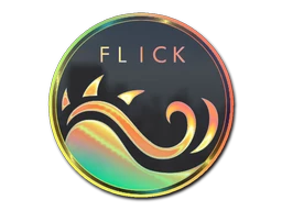 Ocean Sunset Flick sticker