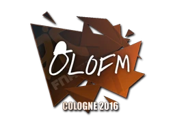 olofmeister | Cologne 2016 sticker
