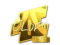 olofmeister (Gold) | Atlanta 2017 sticker