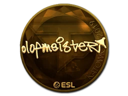 olofmeister (Gold) | Katowice 2019 sticker