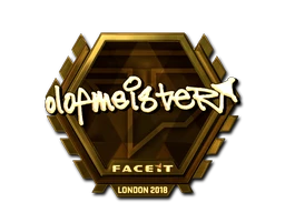 olofmeister (Gold) | London 2018 sticker