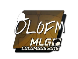 olofmeister | MLG Columbus 2016 sticker