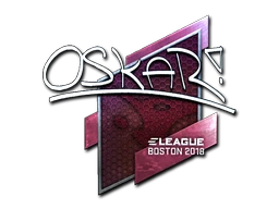 oskar (Foil) | Boston 2018 sticker