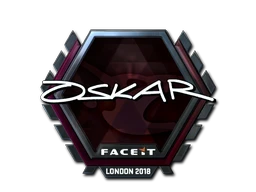 oskar (Foil) | London 2018 sticker