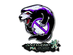 Outsiders (Glitter) | Antwerp 2022 sticker