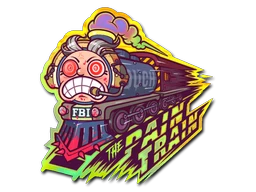 Pain Train sticker