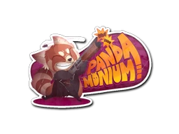 Pandamonium sticker