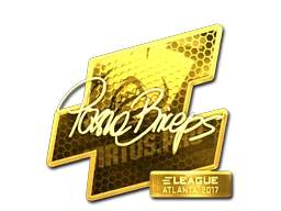 pashaBiceps (Gold) | Atlanta 2017 sticker