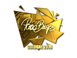 pashaBiceps (Gold) | Cologne 2016 sticker
