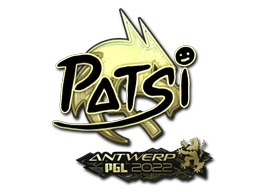 Patsi (Gold) | Antwerp 2022 sticker