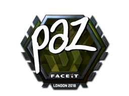 paz (Foil) | London 2018 sticker