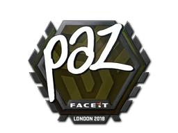 paz | London 2018 sticker