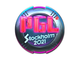 PGL (Foil) | Stockholm 2021 sticker