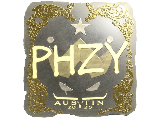 phzy (Gold) | Austin 2025 sticker