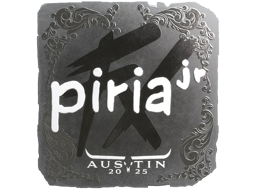 piriajr (Foil) | Austin 2025 sticker