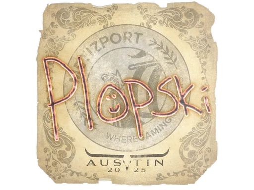 Plopski | Austin 2025 sticker
