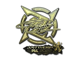 Plopski (Gold) | Antwerp 2022 sticker