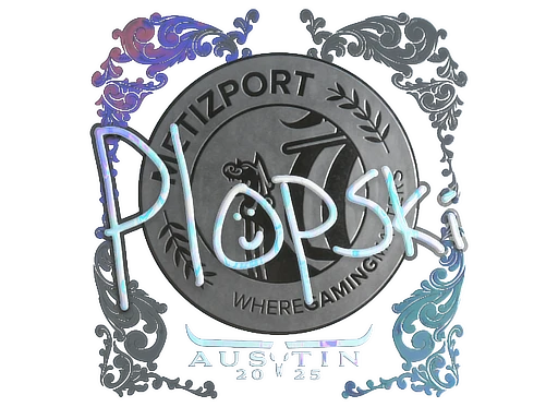 Plopski (Holo) | Austin 2025 sticker