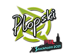 Plopski | Stockholm 2021 sticker
