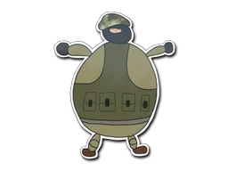 Poorly Drawn IDF sticker