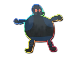 Poorly Drawn SAS sticker