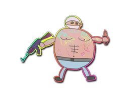 Poorly Drawn Terrorist sticker