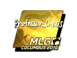 Professor_Chaos (Gold) | MLG Columbus 2016 sticker