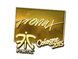 pronax (Gold) | Cologne 2015 sticker