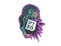 PTFO sticker