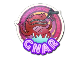 Purple Gnar sticker