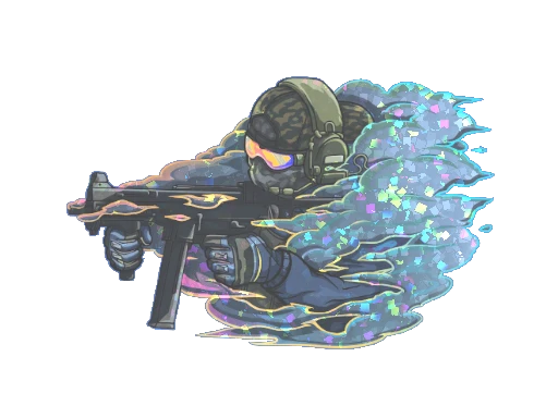 Pushing Smokes sticker