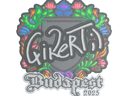 qikert (Embroidered) | Budapest 2025 sticker