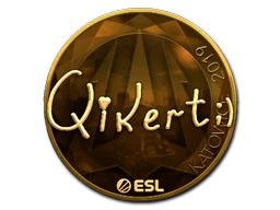 qikert (Gold) | Katowice 2019 sticker