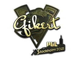 Qikert (Gold) | Stockholm 2021 sticker