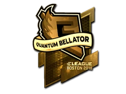 Quantum Bellator Fire (Gold) | Boston 2018 sticker